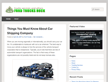 Tablet Screenshot of fordtrucksrock.com